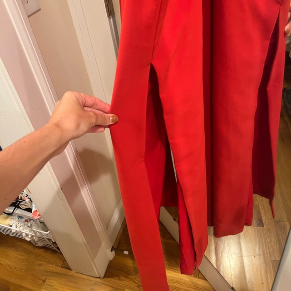 Likely Dress 4 Red Darrah Off Shoulder Long Double Slit Evening Gown Formal - Picture 5 of 8